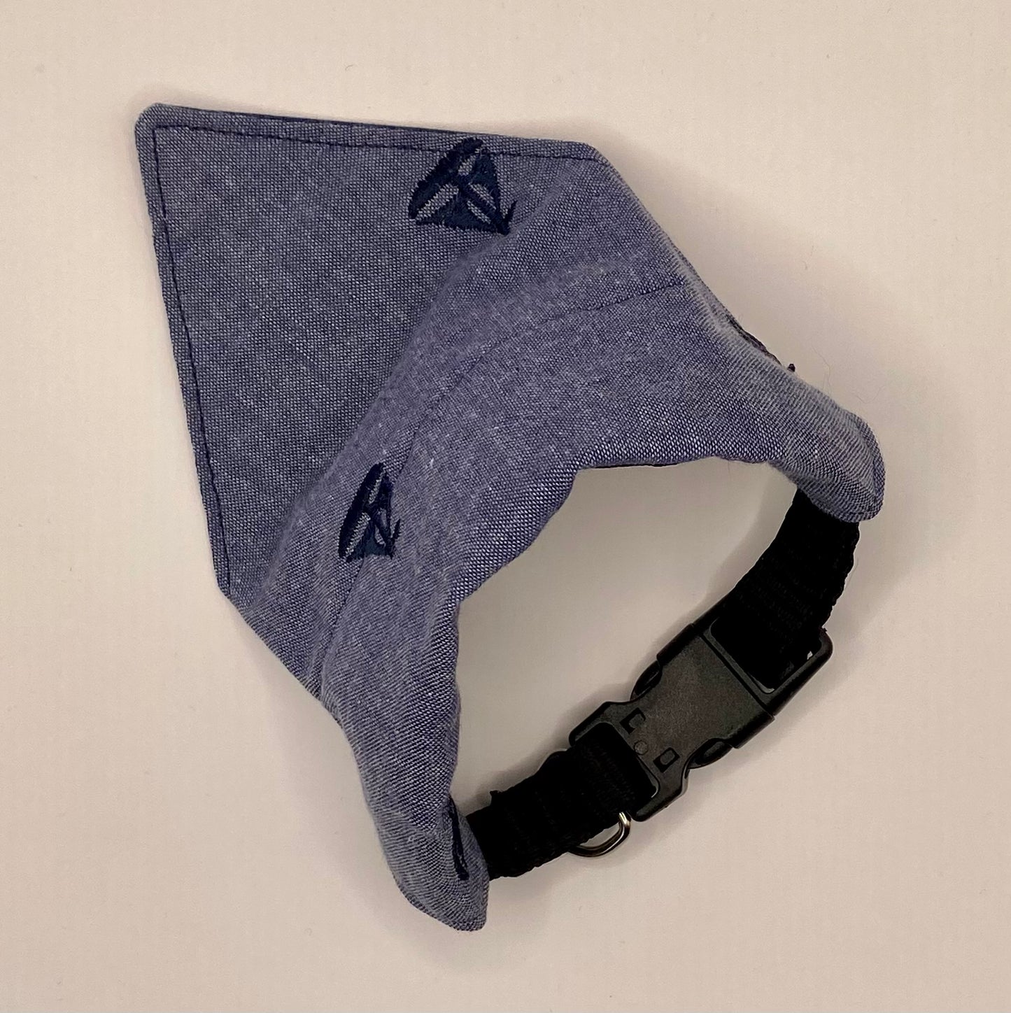 Over the Collar Dog Bandana, Reversible Dog Bandana, Sail Boats