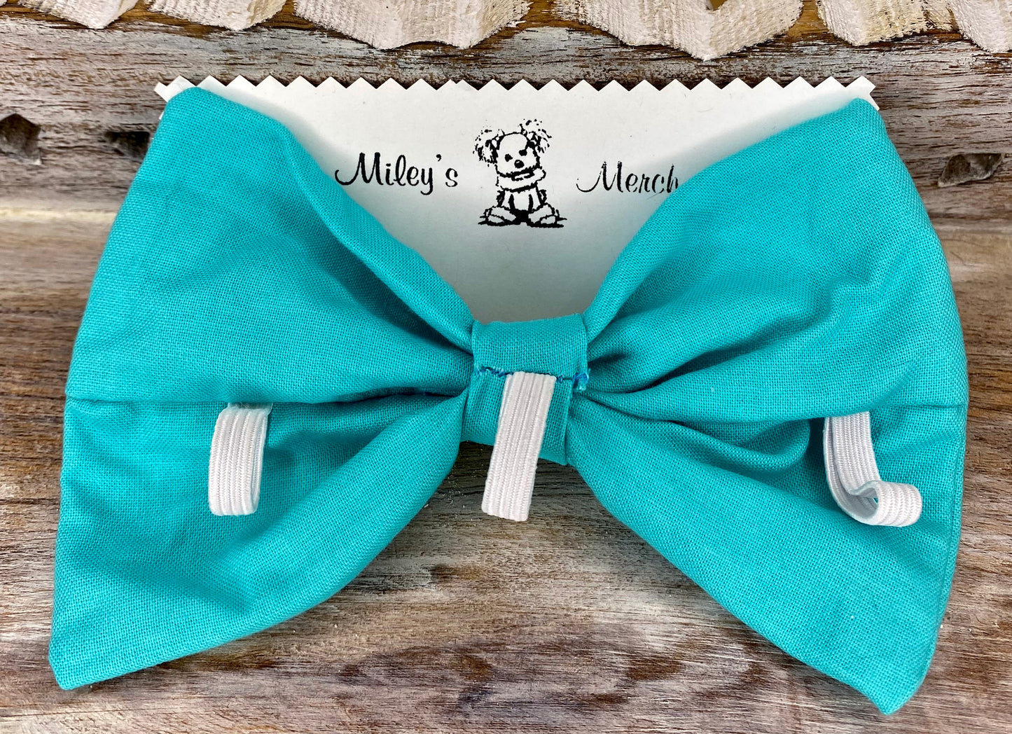 Dog Bow Tie, Turquoise