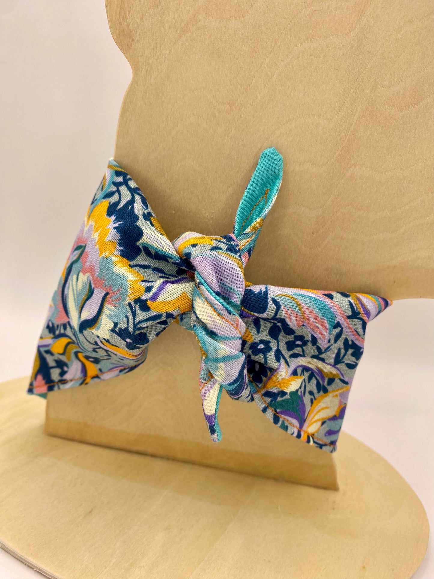 Tie On Dog Bandana, Reversible Dog Bandana, Butterflies