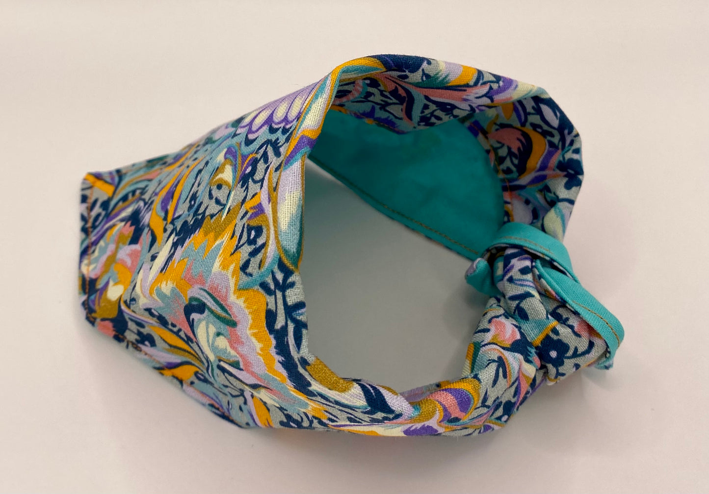 Tie On Dog Bandana, Reversible Dog Bandana, Butterflies