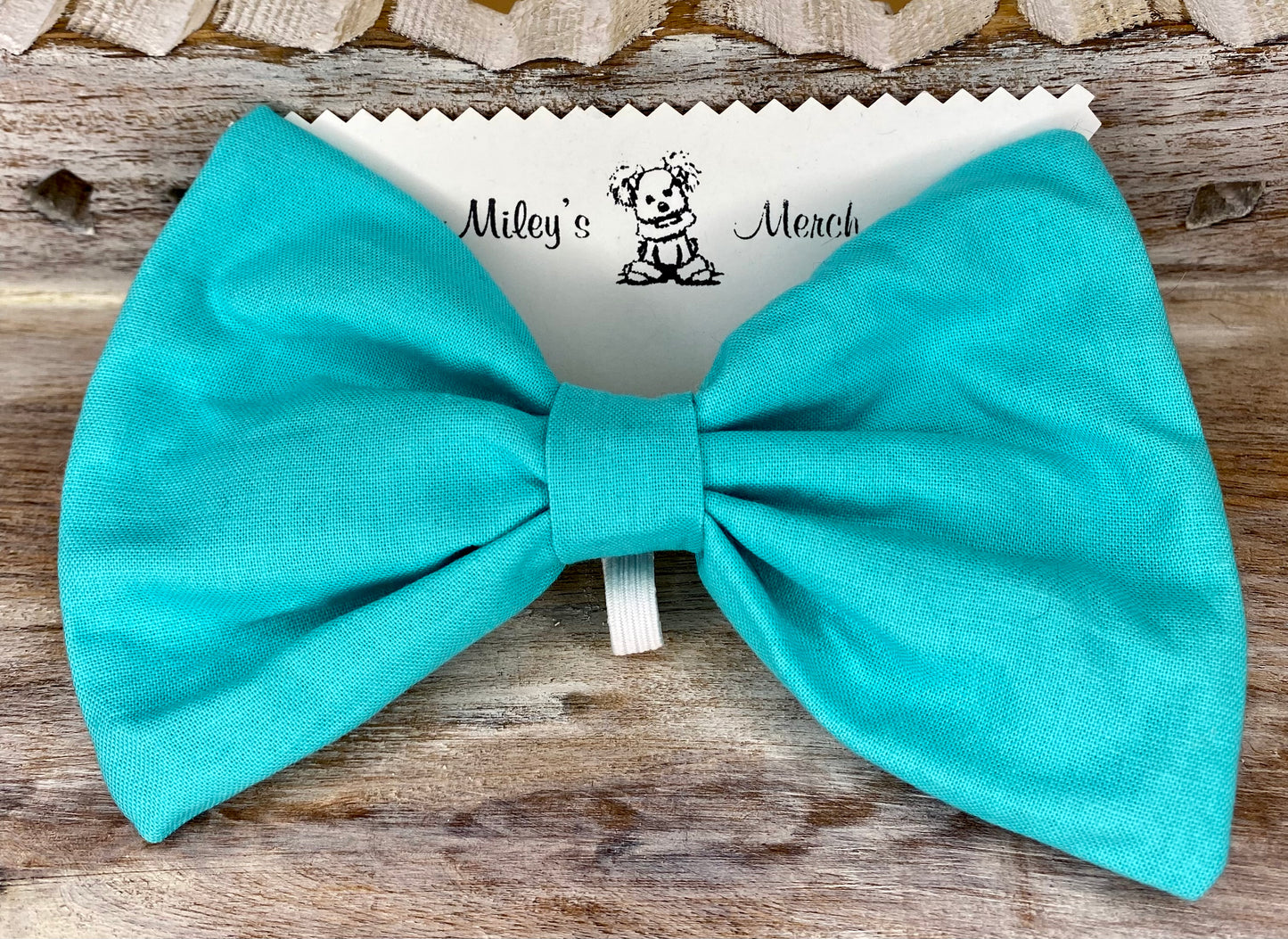 Dog Bow Tie, Turquoise