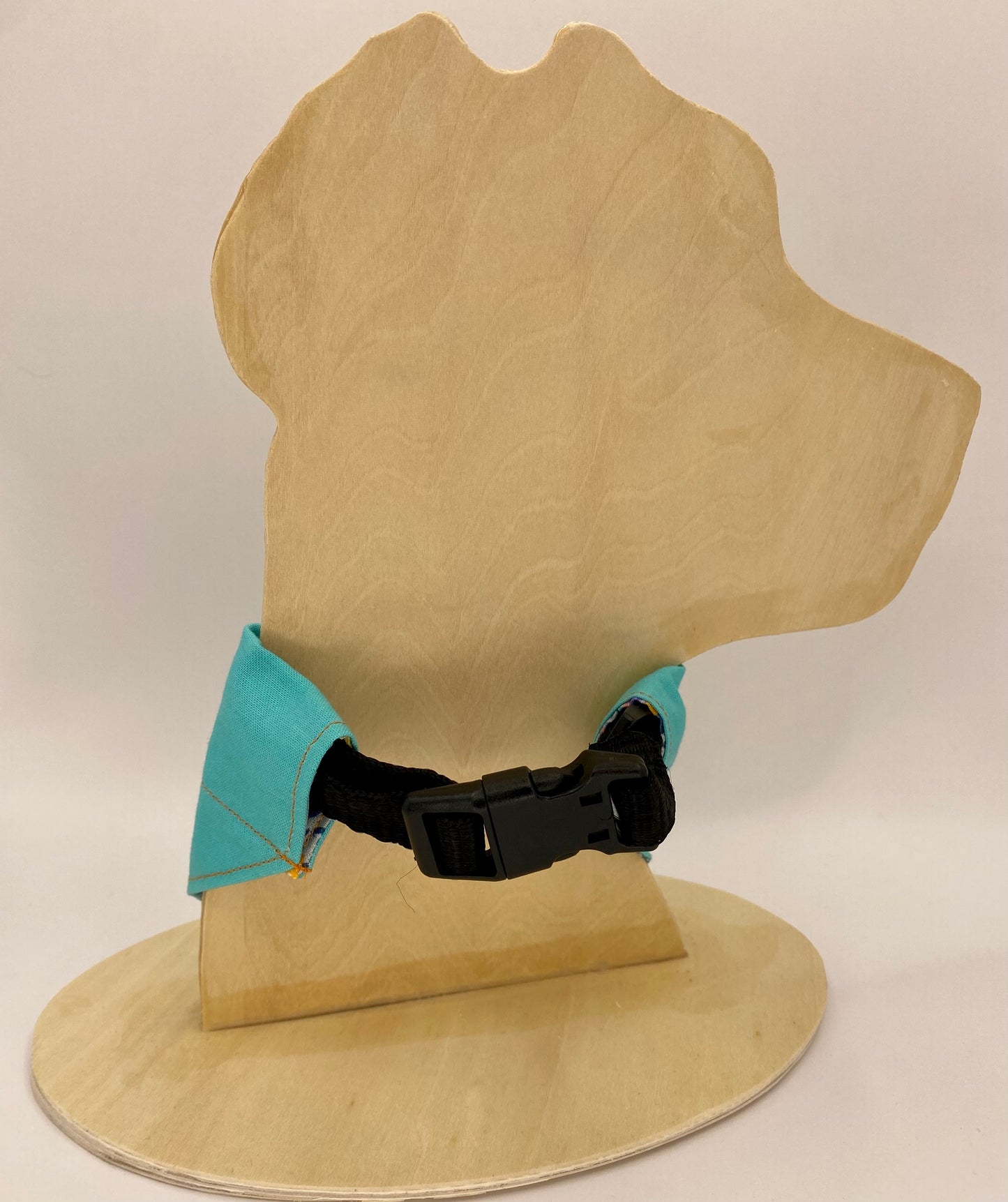 Over the Collar Dog Bandana, Reversible Dog Bandana, Turquoise