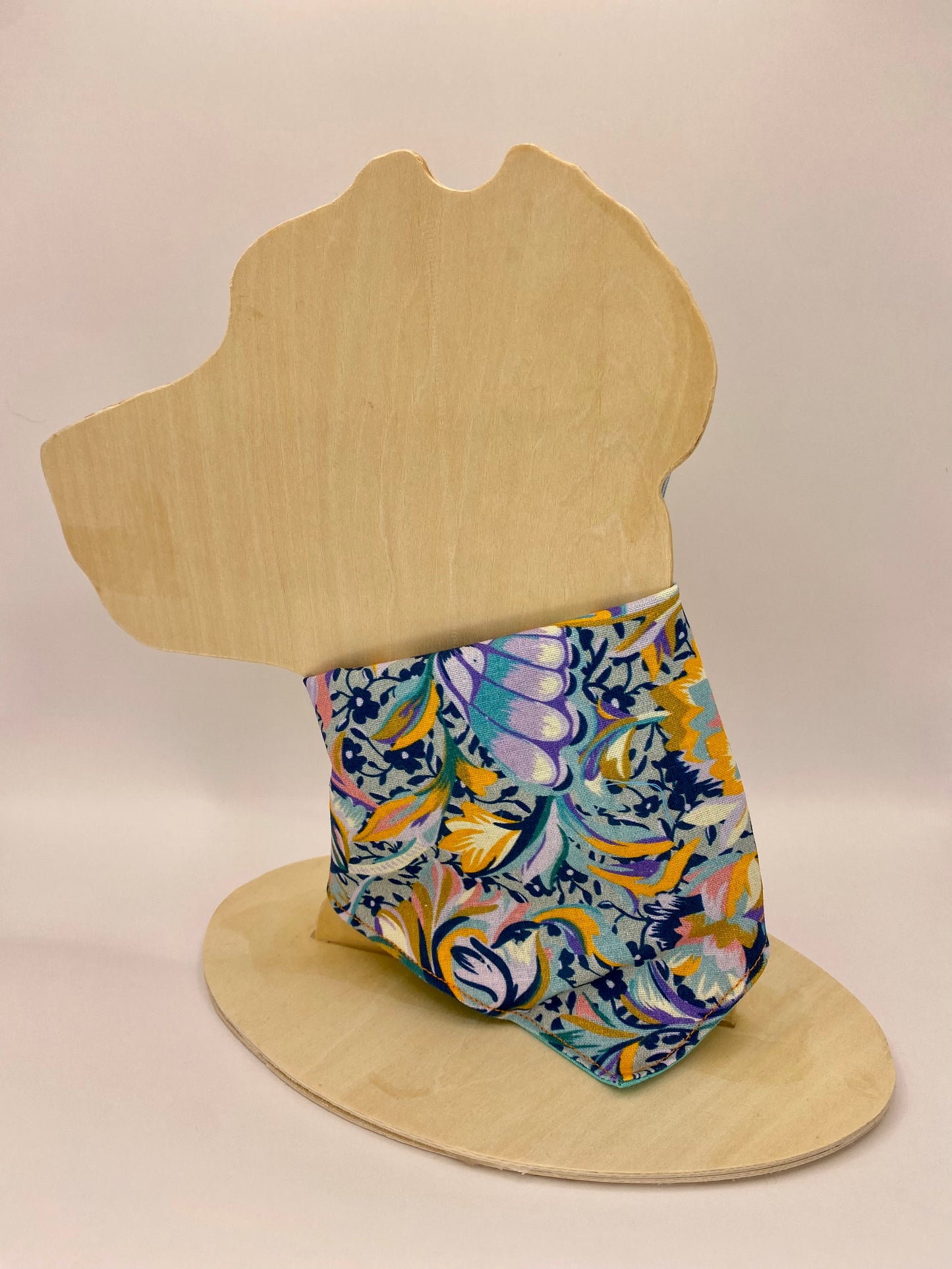 Tie On Dog Bandana, Reversible Dog Bandana, Butterflies