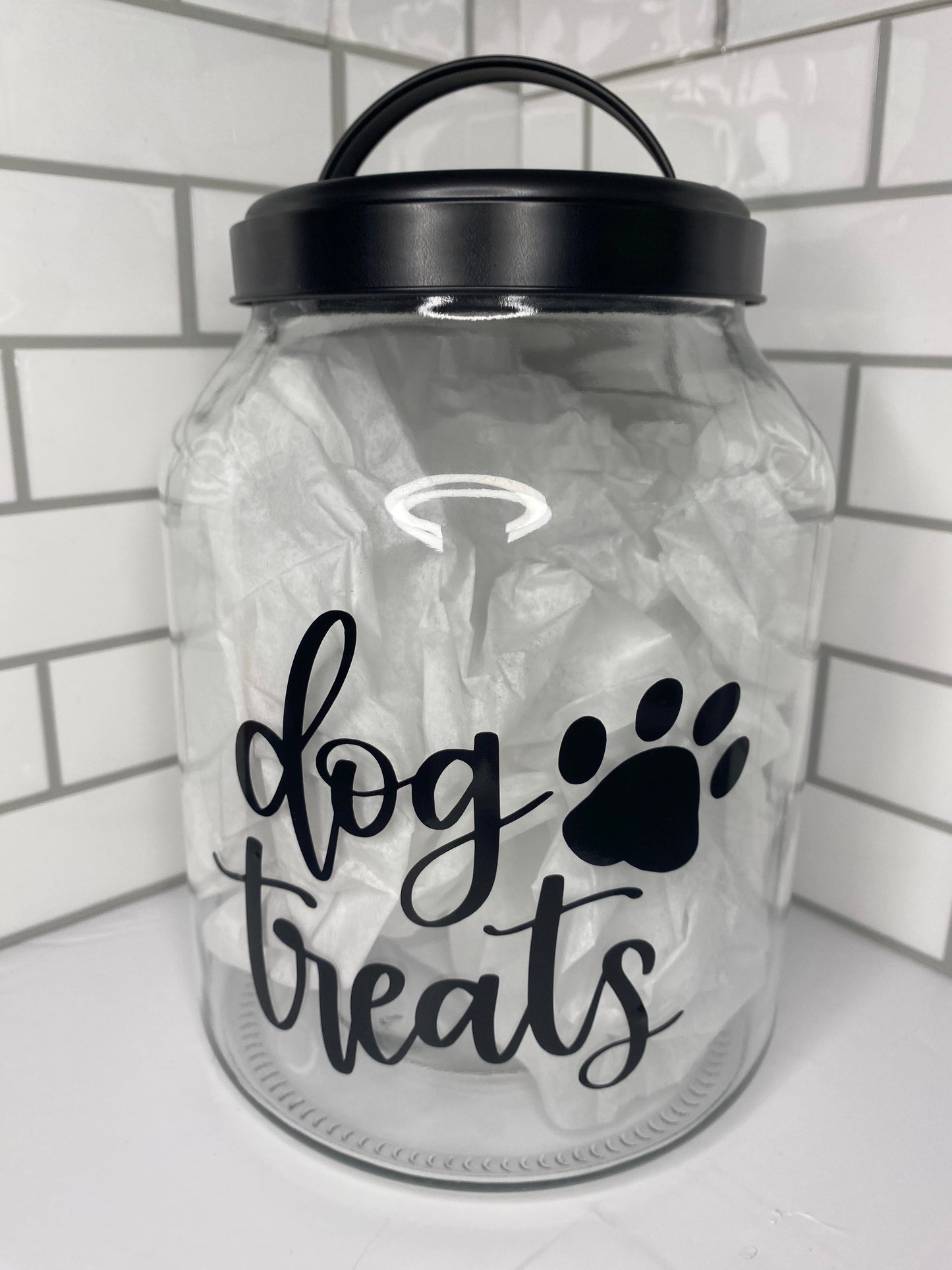 Dog Treat Jar, Large Jar, Dog Treats