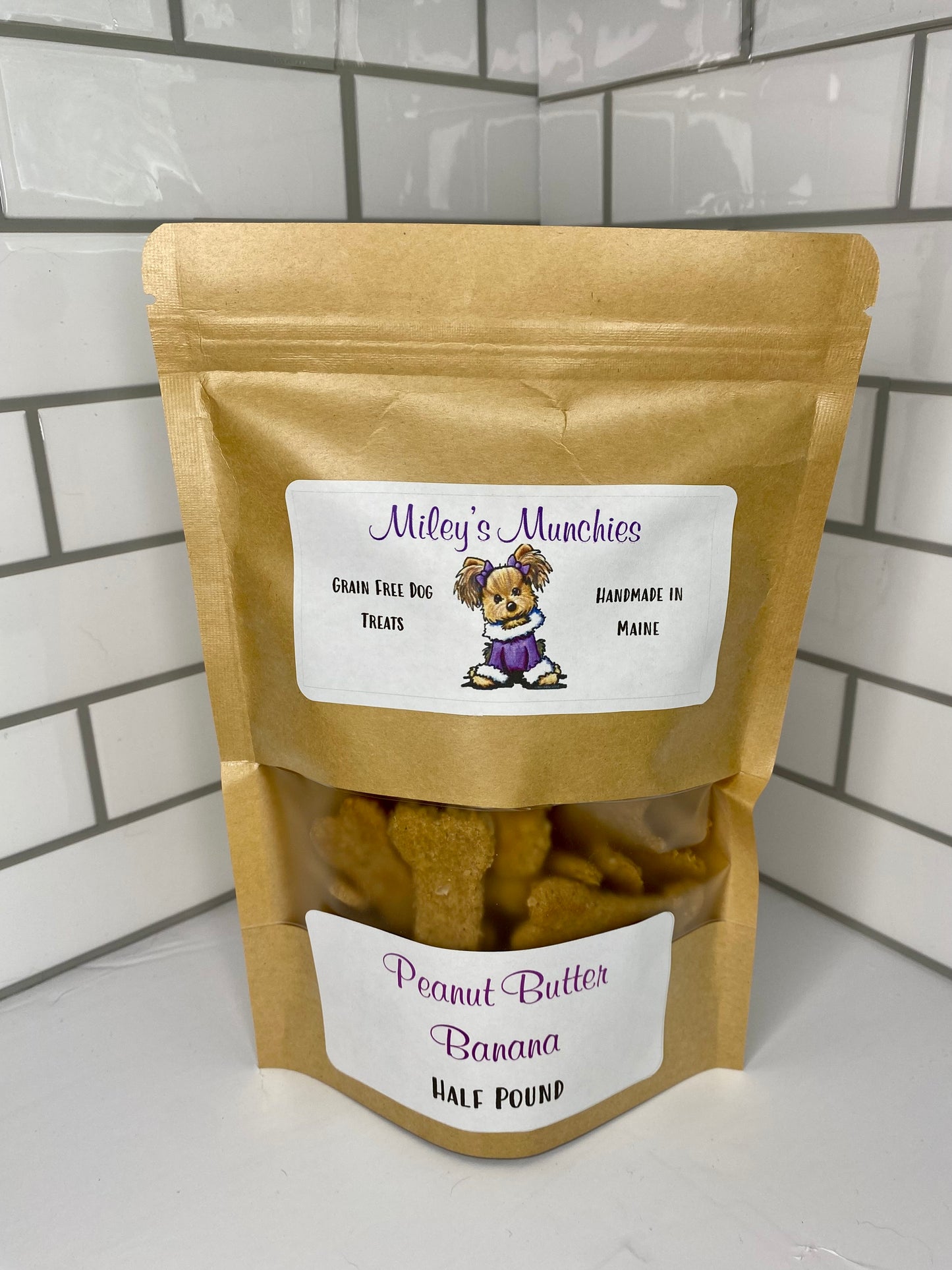 Freeze Dried, Grain Free, Dog Treats, Peanut Butter Banana