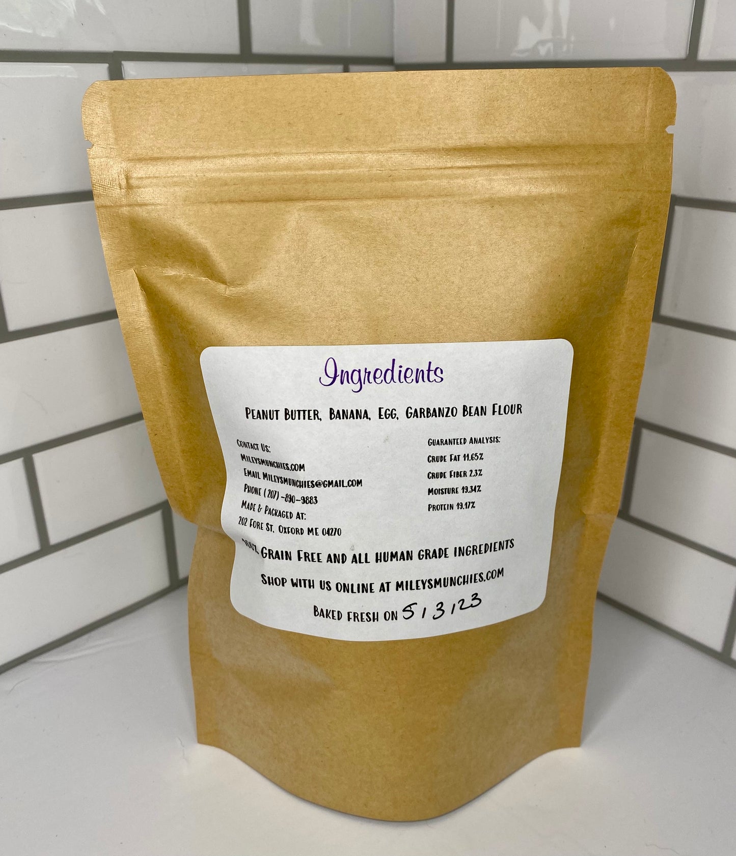 Freeze Dried, Grain Free, Dog Treats, Peanut Butter Banana