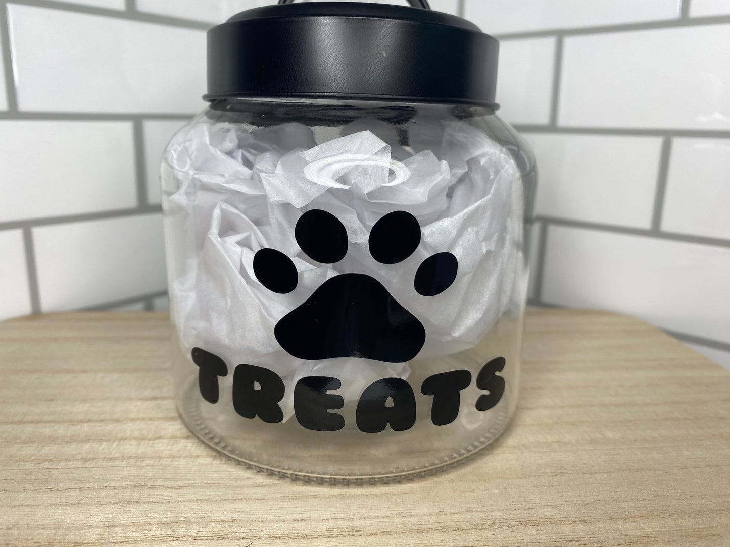 Dog Treat Jar, Small Jar, Treats
