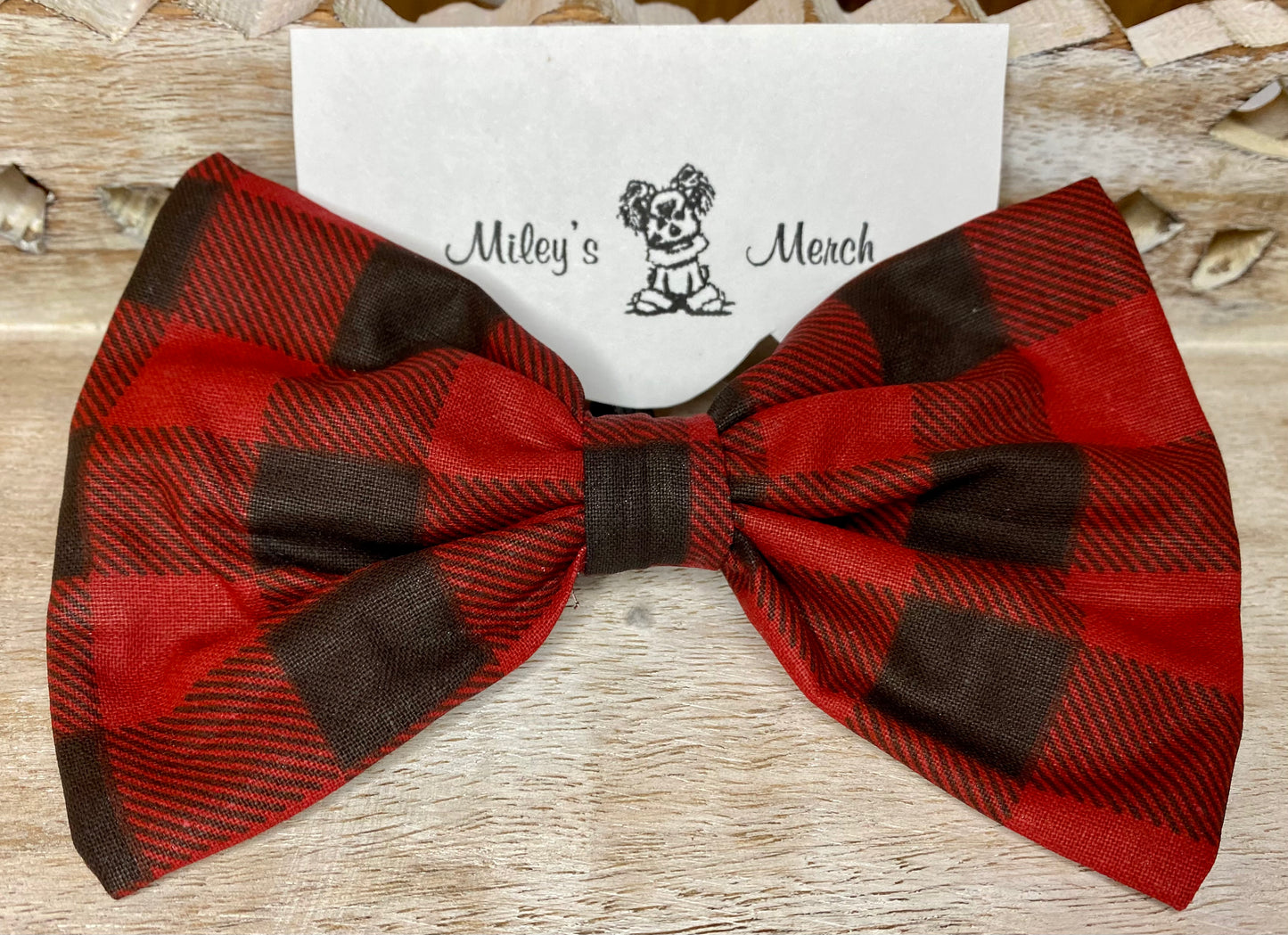 Dog Bow Tie, Buffalo Plaid