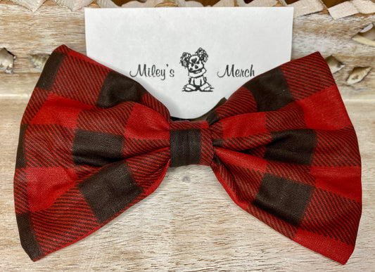 Dog Bow Tie, Buffalo Plaid