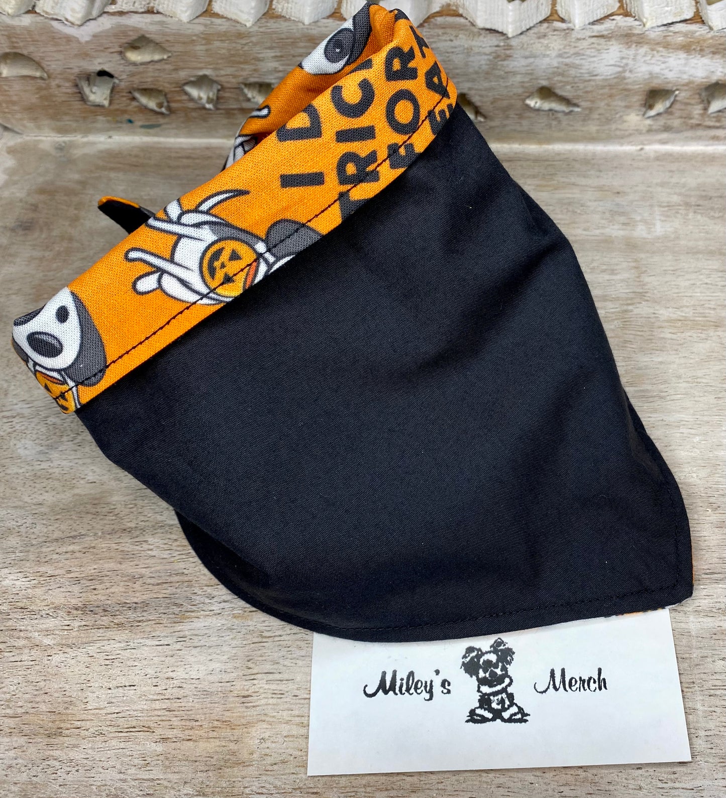 Tie on Dog Bandana, Reversible Dog Bandana, Tricks for Treats