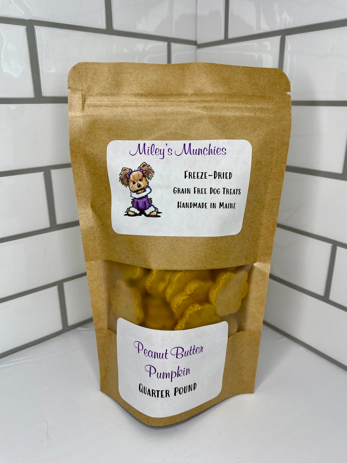 Freeze Dried, Grain Free, Dog Treats, Peanut Butter Pumpkin