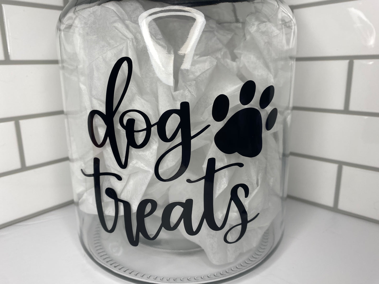 Dog Treat Jar, Large Jar, Dog Treats